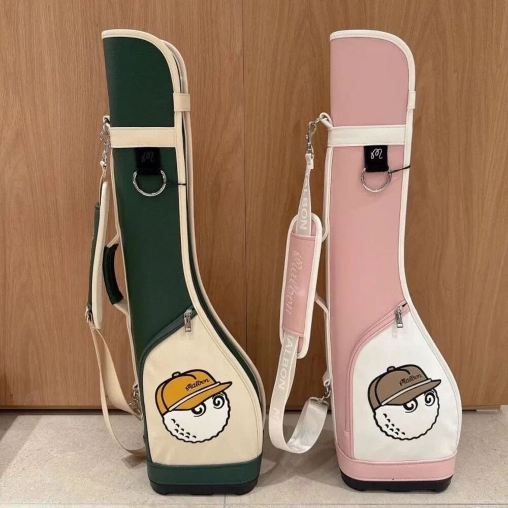 Malbon Golf Classic Half Bag Club Case Self Stand Green or Pink
